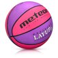Basketbola bumba Meteor Layup, 6. izmērs, rozā/violeta цена и информация | Basketbola bumbas | 220.lv
