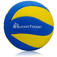 Волейбольный мяч Meteor, размер 5, синий/желтый цена и информация | Волейбольные мячи | 220.lv