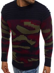 Tumši zils/kamuflāžas vīriešu džemperis "Volex" cena un informācija | Vīriešu džemperi | 220.lv