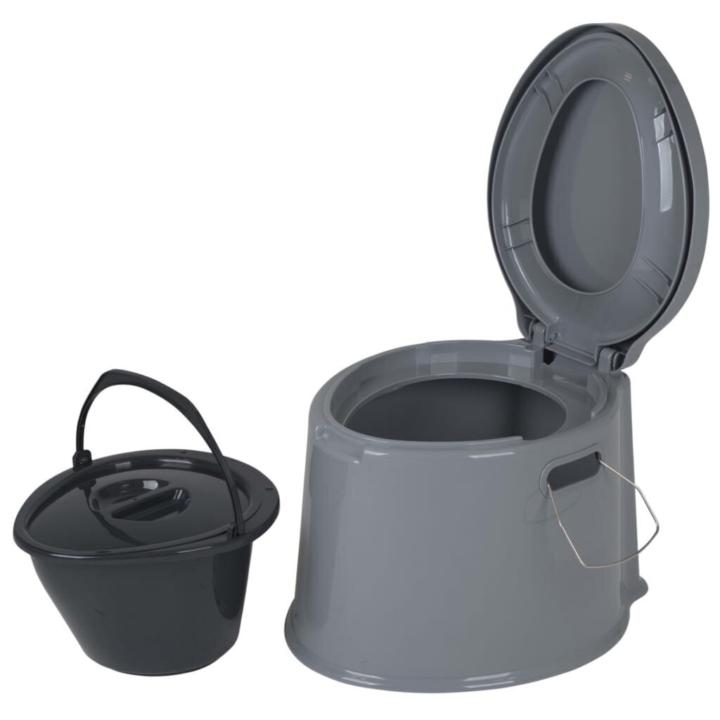 Pārnēsājams tualetes pods Bo-Camp, 7 L, pelēks cena un informācija | Citas tūrisma preces | 220.lv