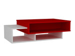 Кофейный столик Kalune Design 731, белый/красный