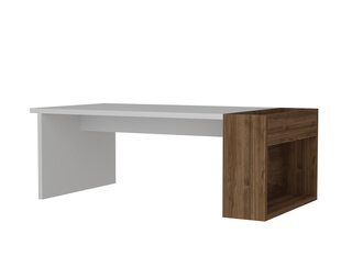 Кофейный столик Kalune Design 745(I), белый/коричневый цена и информация | Журнальные столики | 220.lv