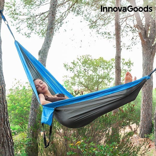 InnovaGoods Swing & Rest divvietīgs kempinga šūpuļtīkls cena un informācija | Šūpuļtīkli | 220.lv