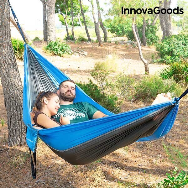 InnovaGoods Swing & Rest divvietīgs kempinga šūpuļtīkls cena un informācija | Šūpuļtīkli | 220.lv