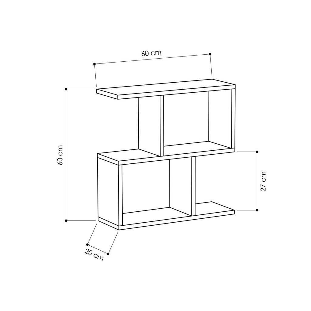 Kafijas galdiņš Kalune Design 855(III), balts цена и информация | Žurnālgaldiņi | 220.lv