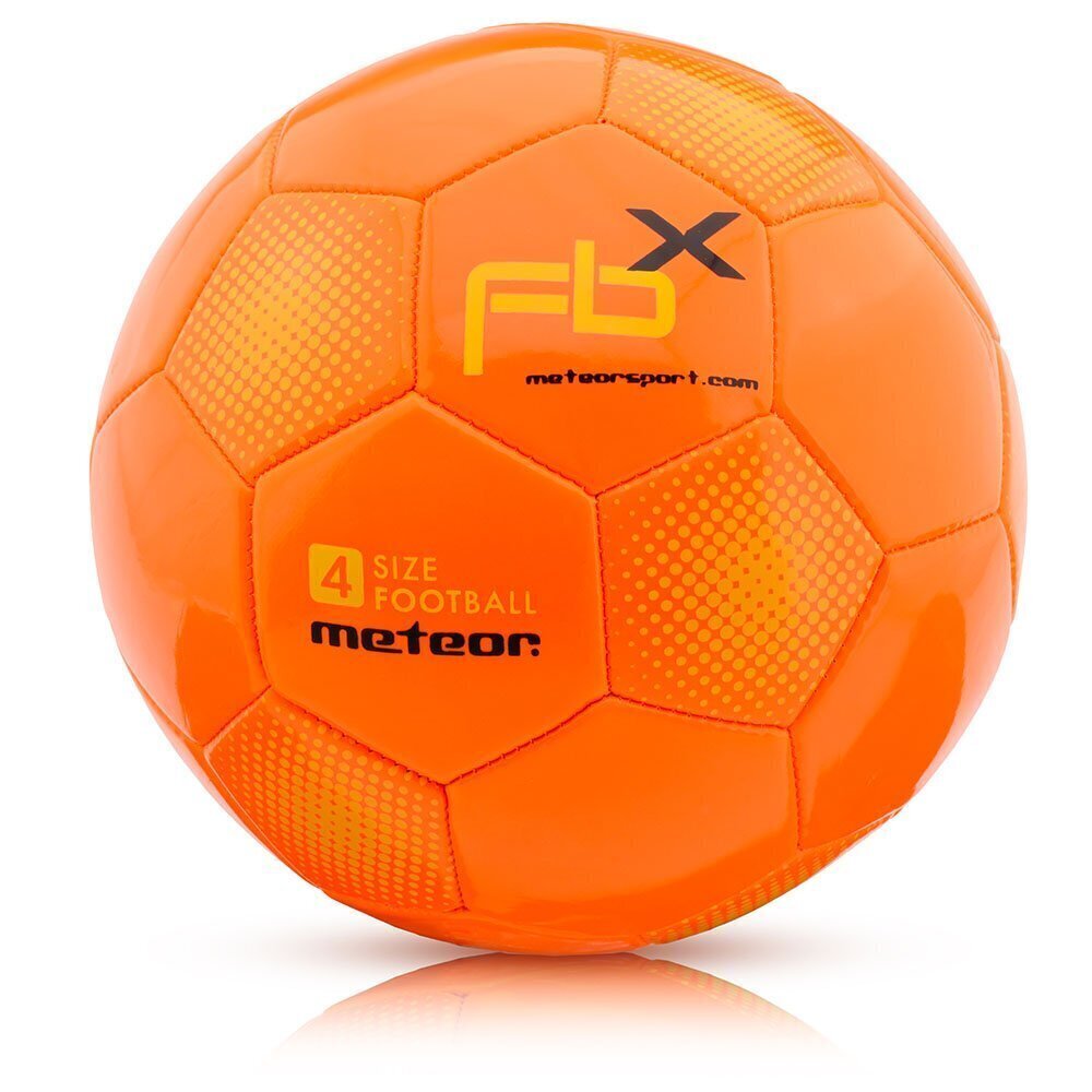 Futbola bumba Meteor FBX, 4. izmērs, oranža цена и информация | Futbola bumbas | 220.lv