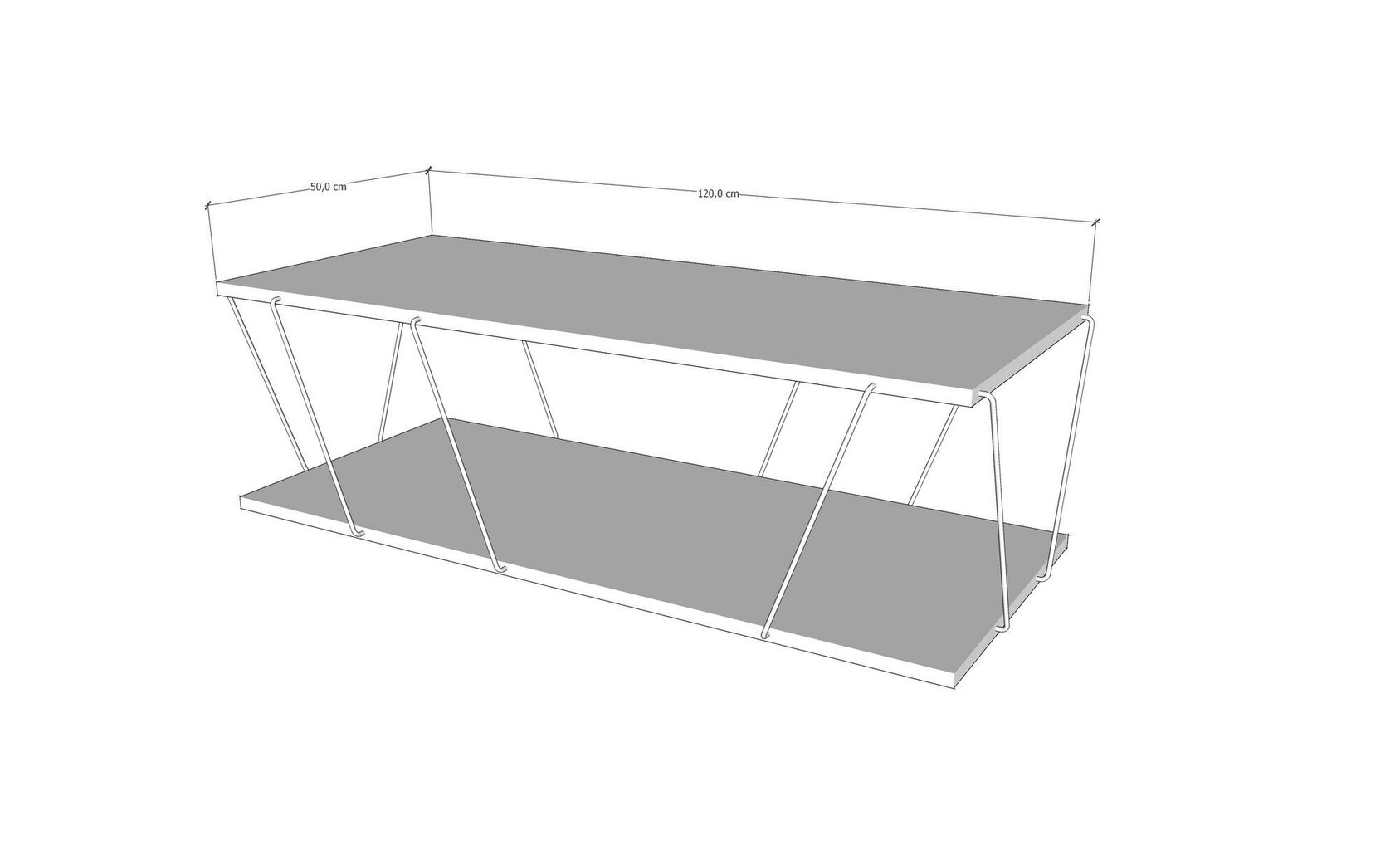 Kafijas galdiņš Kalune Design 854, dzeltens/melns цена и информация | Žurnālgaldiņi | 220.lv