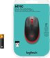 Logitech M190, sarkans cena un informācija | Peles | 220.lv