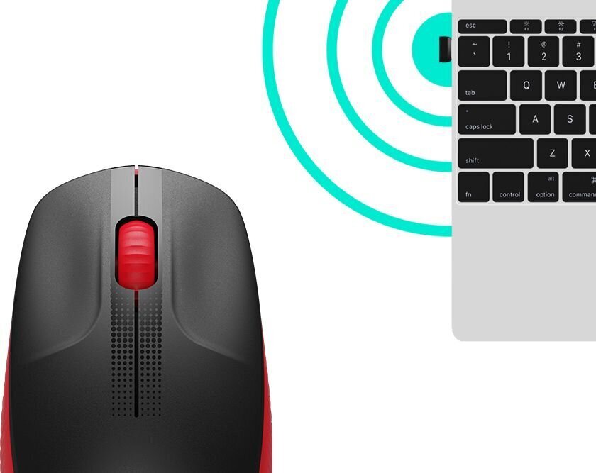 Logitech M190, sarkans cena un informācija | Peles | 220.lv