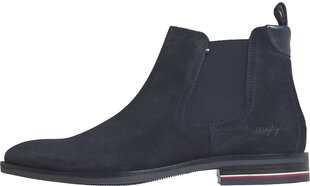 Vīriešu zābaki Tommy Hilfiger SIGNATURE HILFIGER SUEDE CHELSEA, zili цена и информация | Мужские ботинки | 220.lv