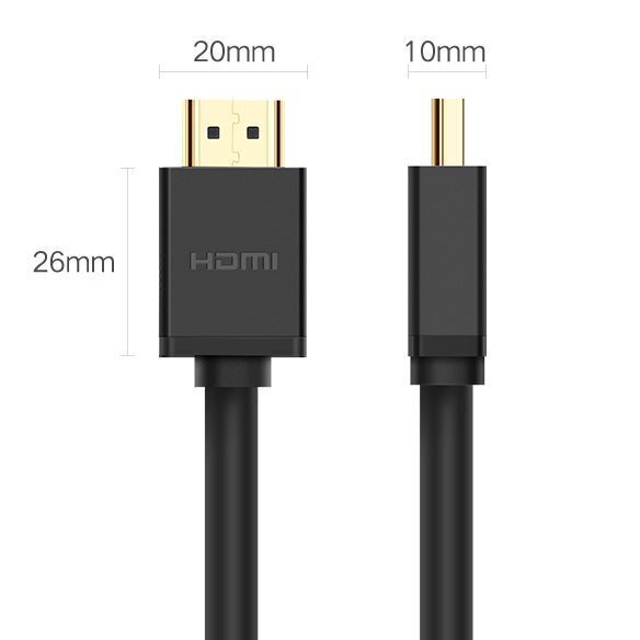 Ugreen HDMI HD104 10107, 2 m cena un informācija | Savienotājkabeļi | 220.lv