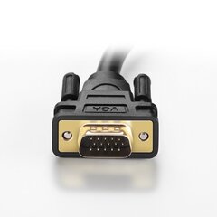 Кабель Ugreen VG101 11630, VGA/FHD, 1,5 м цена и информация | Кабели и провода | 220.lv