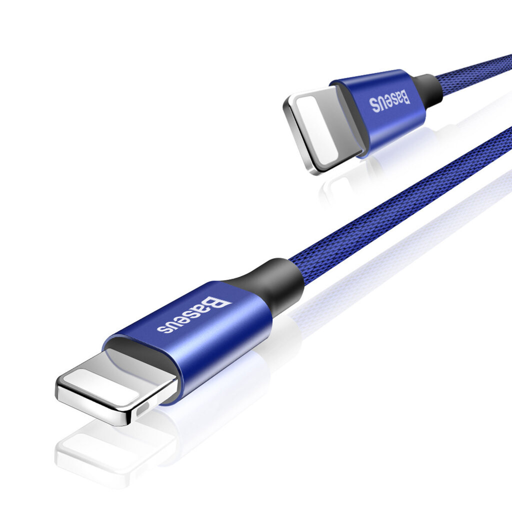 Uzlādes/ datu pārsūtīšanas vads USB - Lightning Baseus Yiven 2A, 1,2 m, tumši zils cena un informācija | Savienotājkabeļi | 220.lv