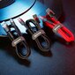 Baseus USB kabelis Durable Nylon Braided Wire Usb / Micro Usb Qc3.0 2.4A 1M sarkans CAMKLF-B09 cena un informācija | Savienotājkabeļi | 220.lv