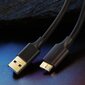 Ugreen USB - micro USB Type B SuperSpeed 3.0 kabelis 1 m melns 10841 cena un informācija | Savienotājkabeļi | 220.lv
