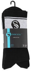 Мужские спортивные носки Stark Soul Retro 2141, 3 пары, черные цена и информация | Мужские носки | 220.lv