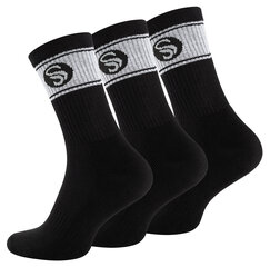 Мужские спортивные носки Stark Soul Retro 2141, 3 пары, черные цена и информация | Мужские носки | 220.lv