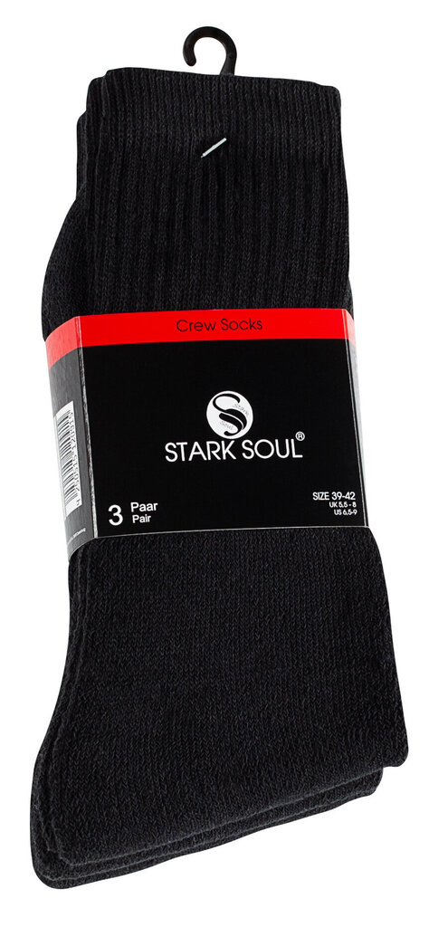 Sporta zeķes vīriešiem Stark Soul Essential 2091, 3 pāri, melnas цена и информация | Vīriešu zeķes | 220.lv