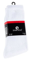 Мужские спортивные носки Stark Soul Essential 2092, 3 пары, белые цена и информация | Мужские носки | 220.lv