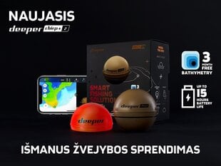 Сонар Deeper Smart Sonar CHIRP+ 2.0 цена и информация | Smart устройства и аксессуары | 220.lv