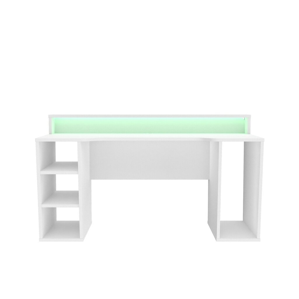 Datorspēļu galds Forte Tezaur TZRB211-Z12M, balts цена и информация | Datorgaldi, rakstāmgaldi, biroja galdi | 220.lv