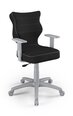 Biroja krēsls Entelo Duo FC01 6, melns/pelēks