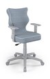 Biroja krēsls Entelo Duo JS06 6, zils/pelēks
