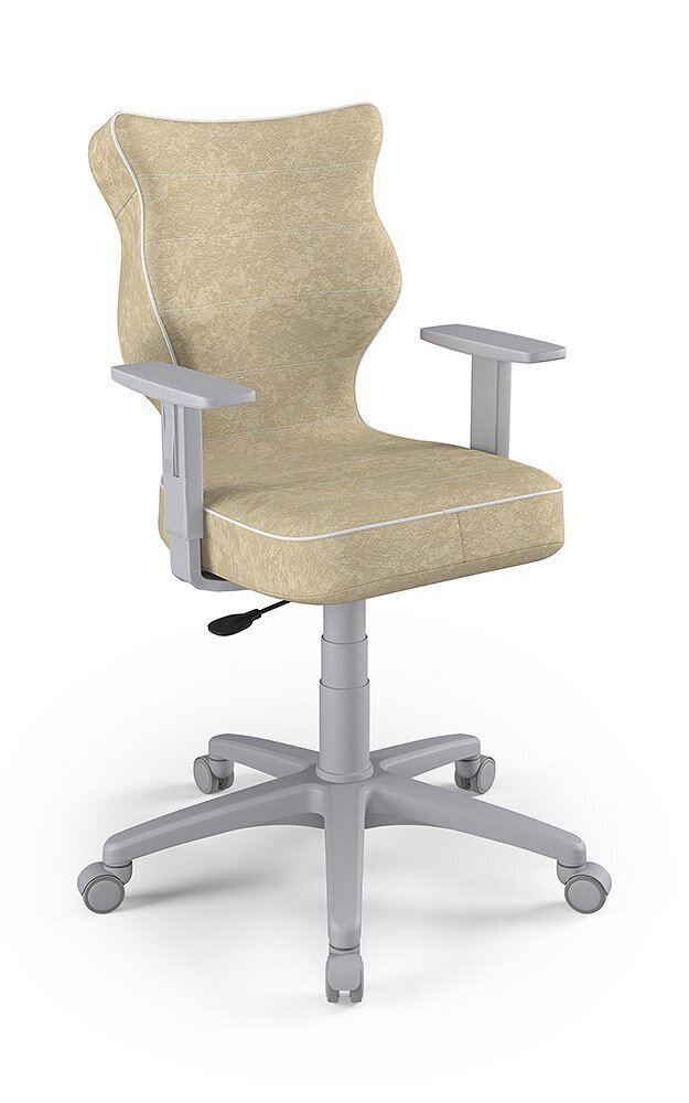 Biroja krēsls Entelo Duo VS26 6, smilškrāsas/pelēks цена и информация | Biroja krēsli | 220.lv