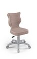 Офисное кресло Entelo Petit JS08 3, розовое/серое