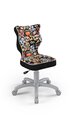 Офисное кресло Entelo Petit ST28 4, многоцветное/серое