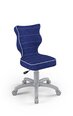 Biroja krēsls Entelo Petit VS06 4, zils/pelēks