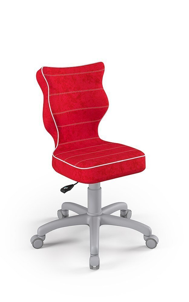 Biroja krēsls Entelo Petit VS09 3, sarkans/pelēks cena un informācija | Biroja krēsli | 220.lv