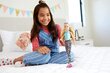 Lelle Barbie madiste zilganā blūzē, GRB50 цена и информация | Rotaļlietas meitenēm | 220.lv