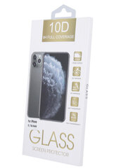 LCD telefona aizsargstikls priekš Xiaomi Redmi Note 10 5G - 10D Full Glue, melns cena un informācija | Ekrāna aizsargstikli | 220.lv