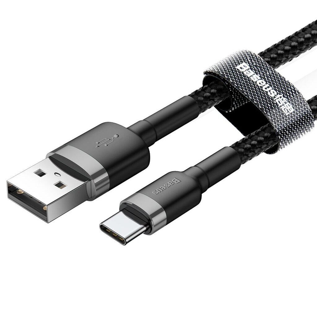Baseus Durable Nylon Braided Wire, USB - C, 0,5 m cena un informācija | Savienotājkabeļi | 220.lv