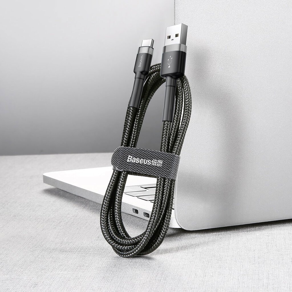 Baseus Durable Nylon Braided Wire, USB - C, 0,5 m цена и информация | Savienotājkabeļi | 220.lv