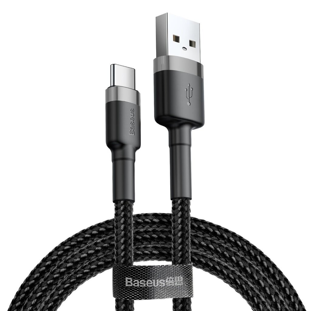 Baseus Durable Nylon Braided Wire, USB - C, 0,5 m цена и информация | Savienotājkabeļi | 220.lv