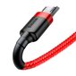 Baseus USB kabelis Durable Nylon Braided Wire Usb / Micro Usb Qc3.0 1.5A 2M sarkans CAMKLF-C09 cena un informācija | Savienotājkabeļi | 220.lv