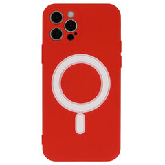 Telefona vāciņš priekš Apple iPhone 12 - MagSilicone, sarkans cena un informācija | Telefonu vāciņi, maciņi | 220.lv