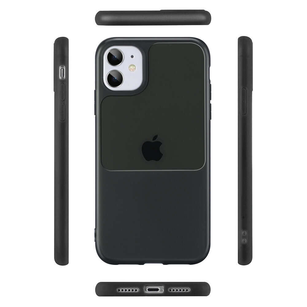 Telefona vāciņš priekš Apple iPhone 11 Pro - Window Case, melns cena un informācija | Telefonu vāciņi, maciņi | 220.lv