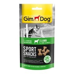 Лакомства для собак GimDog Sportsnacks с бараниной 60 г цена и информация | Лакомства для собак | 220.lv