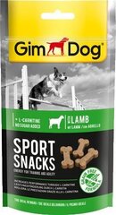 GimDog Sportsnacks with Lamb gardums suņiem 60 g cena un informācija | Gardumi suņiem | 220.lv