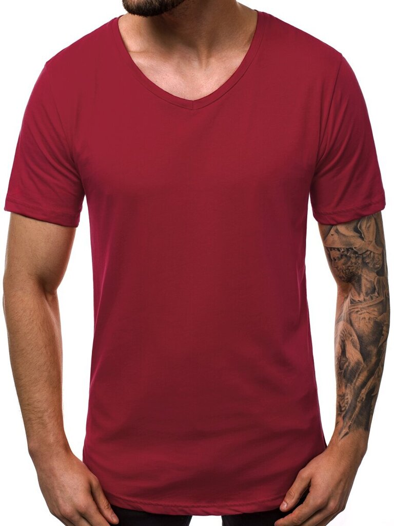 Bordo krāsas vīriešu T-krekls "Turbo" cena un informācija | Vīriešu T-krekli | 220.lv