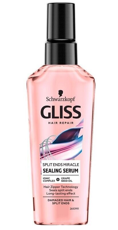 Serums šķeltiem matu galiem Schwarzkopf Gliss Split Ends Miracle 75 ml цена и информация | Matu uzlabošanai | 220.lv