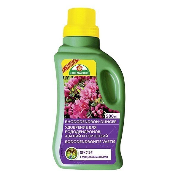 Mēslojums rododendriem ASB Greenworld 500 ml cena un informācija | Šķidrie mēslošanas līdzekļi | 220.lv