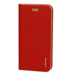 Samsung Galaxy A42 5G maciņš Vennus Book, sarkans cena un informācija | Telefonu vāciņi, maciņi | 220.lv