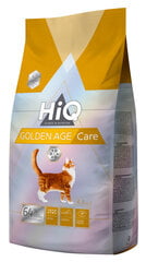 HiQ sausā barība vecākiem kaķiem Golden Age Care, 6.5 kg cena un informācija | Sausā barība kaķiem | 220.lv