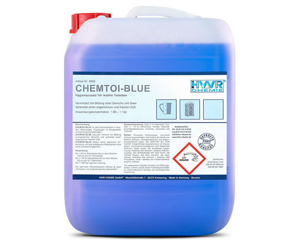 Līdzeklis mobilajām, sausām tualetēm Chemtoi-Blue, Hwr-Chemie, koncentrāts, 1 l cena un informācija | Tīrīšanas līdzekļi | 220.lv