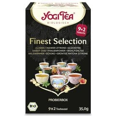 Tējas komplekts Yogi Tea Finest Selection, 18 gab. cena un informācija | Tēja | 220.lv