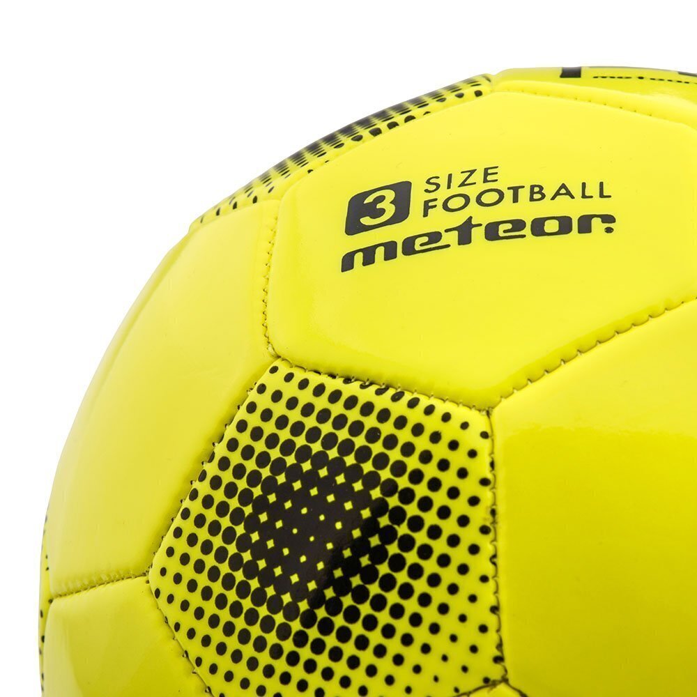 Futbola bumba Meteor FBX, 3. izmērs, dzeltena cena un informācija | Futbola bumbas | 220.lv